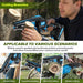 Mini Chainsaw, 6 Inch Mini Chainsaw cordless,21V with 2 Battery Powered Portable Handheld Small Chain Saw Use for Wood Cutting, Tree Trimming Handheld Saw, Home and Garden Tool (Bluce) Minichainsaw