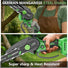 Mini Chainsaw Cordless 6 Inch, Electric Chainsaw Battery Powered with Auto Oiler, Security Lock for Wood Cutting, Tree Trimming, Garden & Household Use(1 Batterie) Yourfpv.net