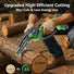 Mini Chainsaw Cordless 6 Inch, Electric Chainsaw Battery Powered with Auto Oiler, Security Lock for Wood Cutting, Tree Trimming, Garden & Household Use(2 Batteries) Yourfpv.net