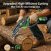 Mini Chainsaw Cordless 6 Inch, Electric Chainsaw Battery Powered with Auto Oiler, Security Lock for Wood Cutting, Tree Trimming, Garden & Household Use(2 Batteries) Yourfpv.net