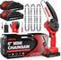 BEST Mini Chainsaw 6 Inch, Gardtech Cordless Portable Electric Chain Saw Handheld Electric Chainsaws with 2025 Upgraded 4 Chains 2 Batteries Good for Olders, DIYer, Gardeners Continuously 2 Hours Work GARDTECH