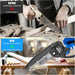 Mini Chainsaw Cordless, 6 inch Electric Chain Saw, Gardening Tool Saw for Wood/Tree Cutting, Garden & Household Use Stocking Stuffers Gift for Men Dad Husband(2 Batteries) Prime Home Tools