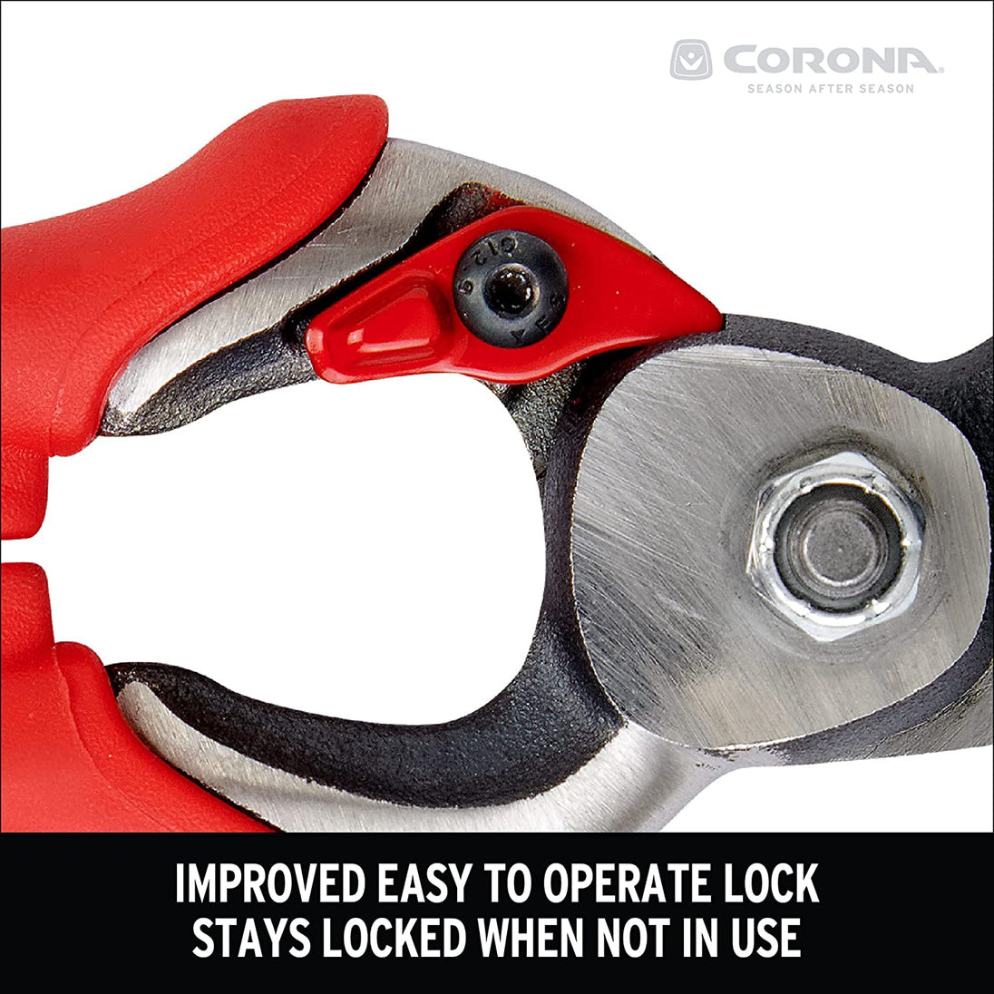 Corona BP 7100D DualCUT 3 in. High Carbon Steel Blade with Full Steel Core Handles Bypass Hand Pruner Corona