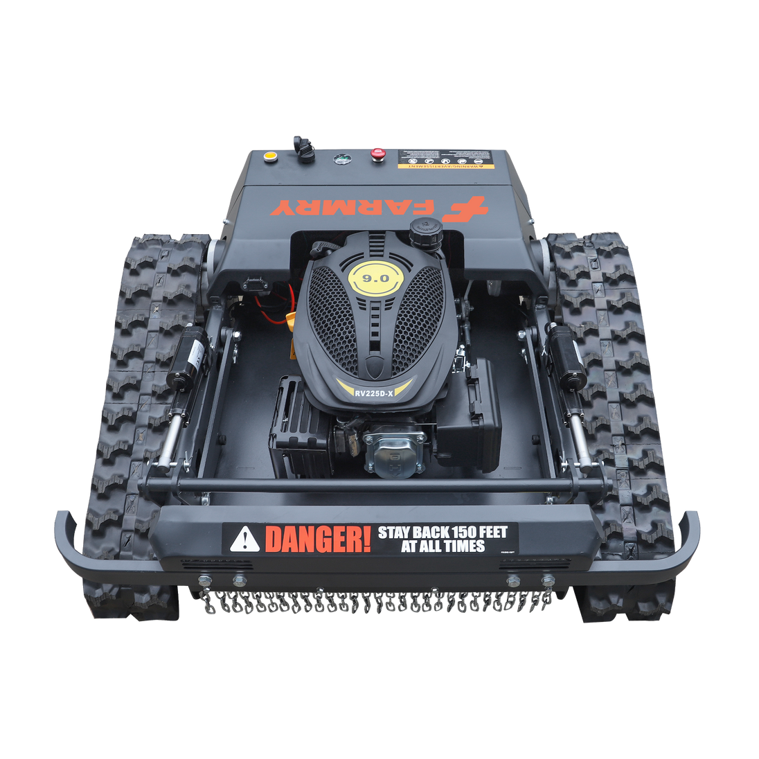 Farmry RM20 Remote-Controlled Tracked Slope Mower — 20.9″ Cut, 35° Slope, 6.1 HP (EPA) Farmry