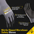 COOLJOB 3/12 Pairs Safety Work Gloves Microfoam Nitrile Rubber Coated, Touchscreen COOLJOB