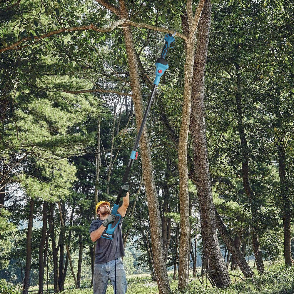NewBeny Cordless 6" Chainsaw & 25mm Pruning Shears & 2m Telescoping Pole Combo Kit [2 batteries and a charger included] NEWBENY