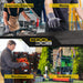COOLJOB 3/6/12/36 Pairs Nitrile Rubber Dipped Safety Work Gloves with Grip Dots, Touchscreen COOLJOB