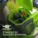 48V (24V x 2) 20" Cordless Battery Push Mower 3PC Combo Kit: (2) 4.0 Ah USB Batteries,(1) 2.0 Ah Battery,(1) Dual-Port Rapid Charger and (1) Charger greenworkstools