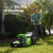 48V (24V x 2) 21" Cordless Battery Self-Propelled Mower 3PC Combo Kit: (2) 5.0Ah Batteries,(1) 2.0 Ah Battery,(1) Dual-Port Rapid Charger and (1) 2A Charger greenworkstools