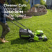 48V (24V x 2) 20" Cordless Battery Push Mower 3PC Combo Kit: (2) 4.0 Ah USB Batteries,(1) 2.0 Ah Battery,(1) Dual-Port Rapid Charger and (1) Charger greenworkstools