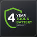 80V 800CFM Cordless Battery Dual-Port Backpack Blower: (2) 5Ah Battery and Dual-Port Rapid Charger Greenworks