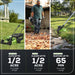 80V 21" Cordless Battery 3-in-1 Push Mower 3pc Combo Kit: (2) 2.0 Ah Batteries and Rapid Charger greenworkstools