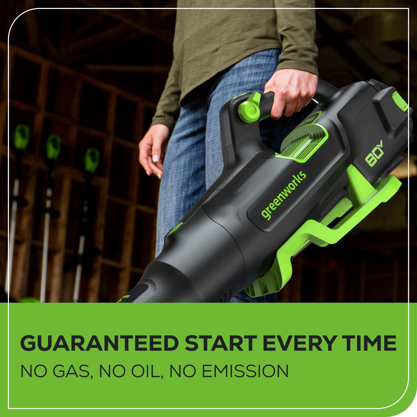 80V 21" Cordless Battery 4-in-1 Self-Propelled Lawn Mower and 700CFM Blower Combo Kit: 5.0 Ah Battery and 6A Charger greenworkstools