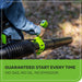 80V 800CFM Cordless Battery Dual-Port Backpack Blower: (2) 5Ah Battery and Dual-Port Rapid Charger Greenworks
