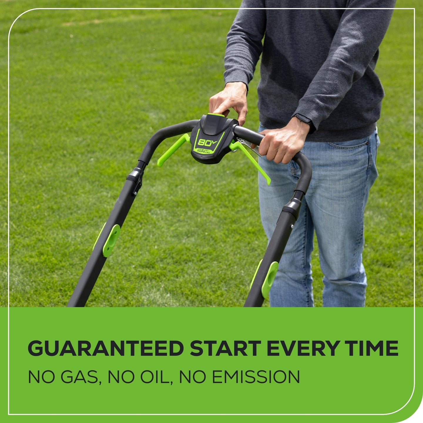 80V 25" Cordless Battery Dual Blade Self-Propelled Mower 3PC Combo Kit, (1) 4.0 Ah Battery, (1) 2.5 Ah and (2) Rapid Charger greenworkstools