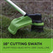 80V 16" Cordless Battery String Trimmer and 8" Edger Combo Kit: 2.0 Ah Battery and Charger greenworkstools