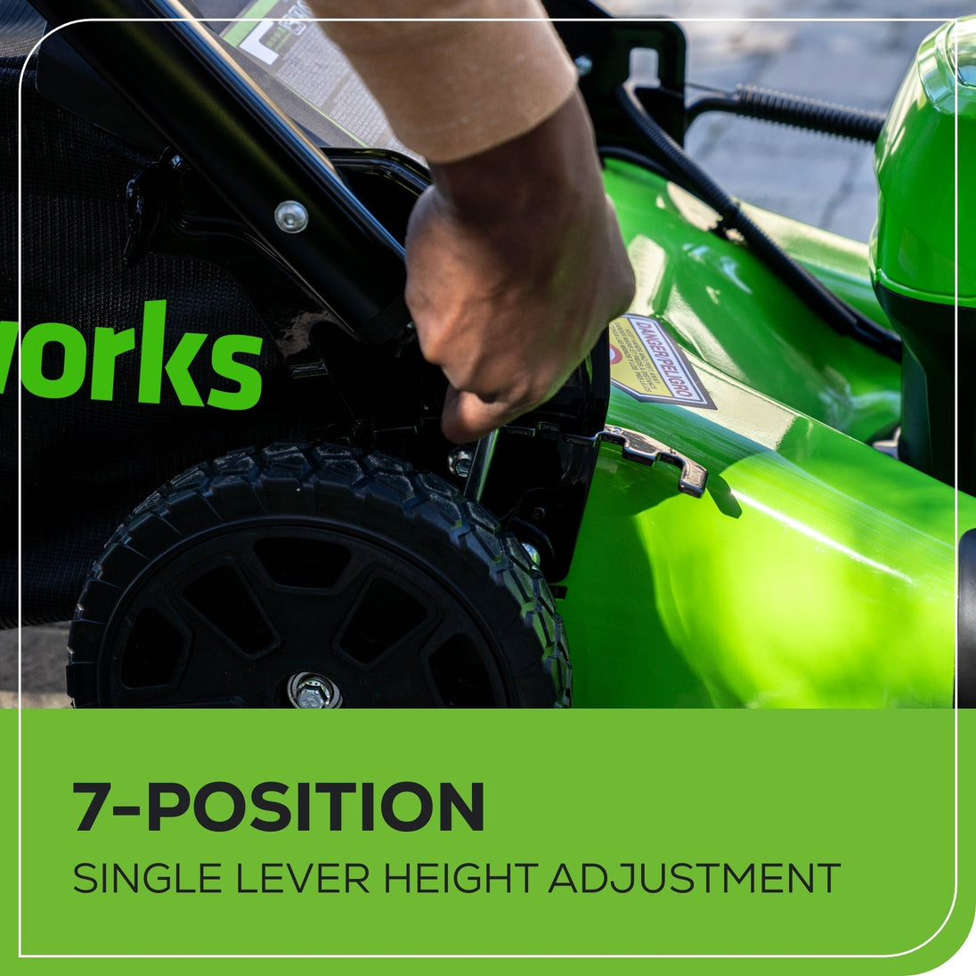 40V 20" Cordless Battery Push Mower 3pc Combo Kit: 4.0 Ah Battery and Charger greenworkstools