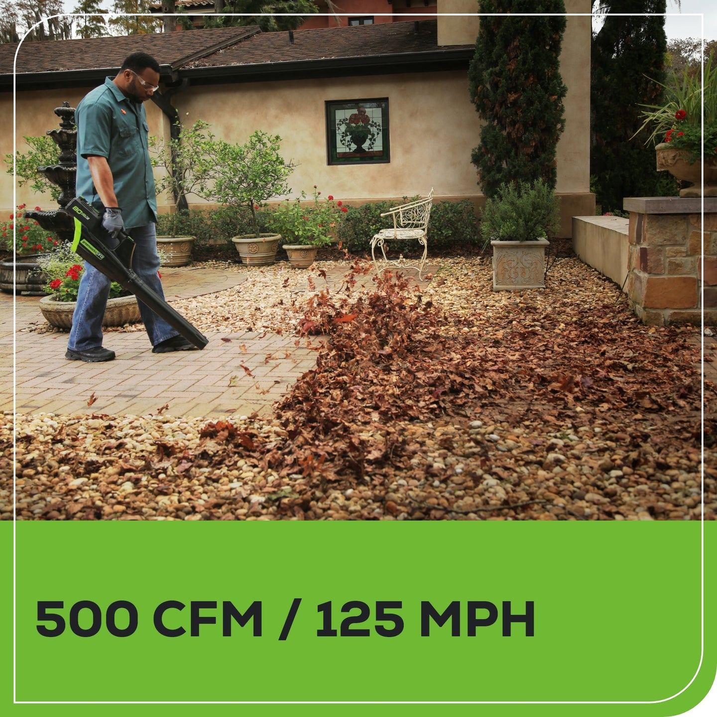 Pro 80V 16" Brushless String Trimmer & 500CFM Leaf Blower Combo w/ 2.0 Ah Battery & Charger greenworkstools