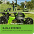 80V 21" Cordless Battery 3-in-1 Push Mower 3pc Combo Kit: (2) 2.0 Ah Batteries and Rapid Charger greenworkstools