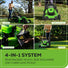 40V 20" Cordless Battery Push Mower 3pc Combo Kit: 4.0 Ah Battery and Charger greenworkstools