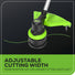 80V 16" Cordless Battery String Trimmer and 8" Edger Combo Kit: 2.0 Ah Battery and Charger greenworkstools