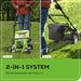 48V (24V x 2) 17" Push Cordless Lawn Mower, 320CFM Leaf Blower and 12" String Trimmer Combo Kit: (2) 4.0 Ah USB Batteries greenworkstools