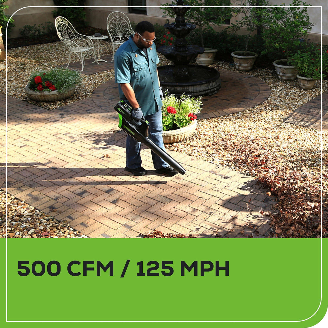 80V 21" Cordless Battery 3-in-1 Push Mower 3pc Combo Kit: (2) 2.0 Ah Batteries and Rapid Charger greenworkstools