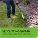 48V (24V x 2) 17" Push Cordless Lawn Mower, 320CFM Leaf Blower and 12" String Trimmer Combo Kit: (2) 4.0 Ah USB Batteries greenworkstools