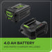 60V 18" Cordless Battery 2.0 kW Chainsaw and 10" Pole Saw Combo Kit: 4.0 Ah Battery and Charger greenworkstools