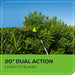 60V 10" Cordless Battery Pole Saw and 20" Pole Hedge Trimmer Combo Kit: 2.0 Ah Battery and Charger greenworkstools