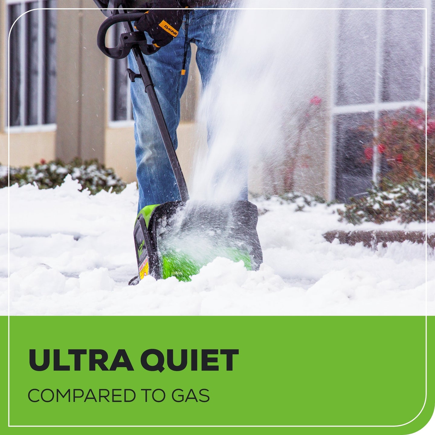 40V 12" Cordless Brushless Snow Shovel with Light (Tool Only) greenworkstools