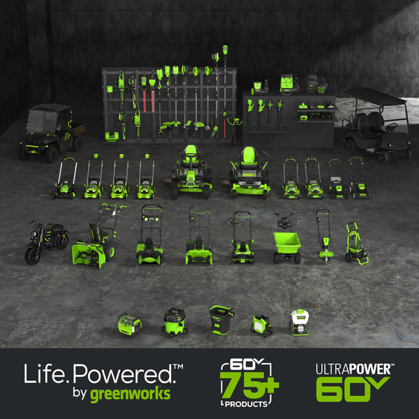 RENEWED 80V 800CFM Cordless Battery Leaf Blower, 4Ah Battery and Charger Greenworks