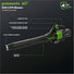 60V 13" Cordless Battery String Trimmer & 540 CFM Leaf Blower Combo Kit w/ 4.0Ah Battery & Charger greenworkstools