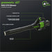 60V 13" Cordless Battery String Trimmer & 540 CFM Leaf Blower Combo Kit w/ 4.0Ah Battery & Charger greenworkstools
