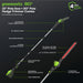 80V 20" Cordless Battery Pole Hedge and 10" Pole Saw Combo Kit: 2.0 Ah Battery and Rapid Charger greenworkstools