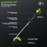 60V 16" Cordless Battery String Trimmer (Attachment Capable) and 16" Hedge Trimmer Attachment Combo Kit: 4.0 Ah Battery and Charger greenworkstools