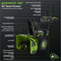 80V 24" Cordless Battery Two-Stage Snow Blower: (2) 5.0 Ah Batteries and Dual-Port Rapid Charger greenworkstools