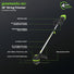 Pro 80V 16" Brushless String Trimmer & 500CFM Leaf Blower Combo w/ 2.0 Ah Battery & Charger greenworkstools