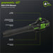 60V 16" Cordless Battery String Trimmer and 610 CFM Leaf Blower Combo Kit: 2.5 Ah Battery and Charger greenworkstools