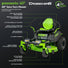 60V 42" Cordless Battery CrossoverZ Zero Turn Riding Lawn Mower 3-Tool Combo Kit, (6) 8Ah Batteries, One(1) 2.5 Ah Battery and (4) Chargers greenworkstools