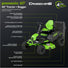 60V 42" Cordless Battery CrossoverT Riding Lawn Mower + Bagger, (6) 8.0 Ah Batteries and (3) Dual-Port Turbo Chargers greenworkstools