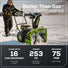 80V 24" Cordless Battery Two-Stage Snow Blower: (2) 5.0 Ah Batteries and Dual-Port Rapid Charger greenworkstools