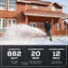 40V 20" Cordless Battery Single-Stage Snow Blower (Tool Only) greenworkstools
