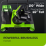 60V 20" Cordless Battery Single-Stage Snow Blower w/ 5.0Ah Battery & Charger greenworkstools