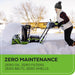 80V 24" Cordless Battery Two-Stage Snow Blower: (2) 5.0 Ah Batteries and Dual-Port Rapid Charger greenworkstools