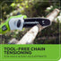 40V Cordless 8" Pole Saw with Hedge Trimmer Attachment Combo Kit (Tool Only) greenworkstools