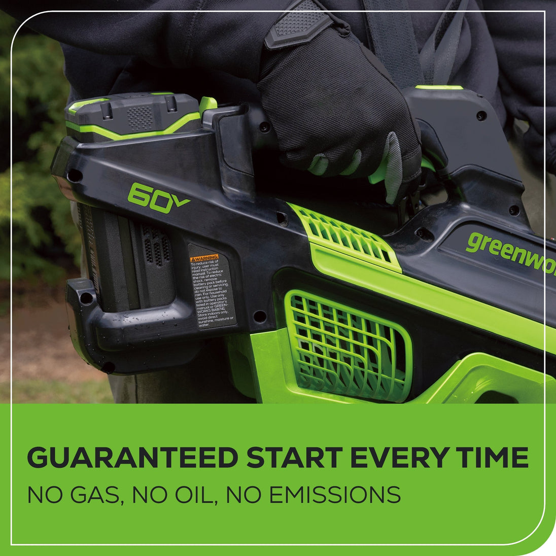 Pro 60V 780CFM Cordless Battery Leaf Blower, 4Ah Battery and Charger Greenworks