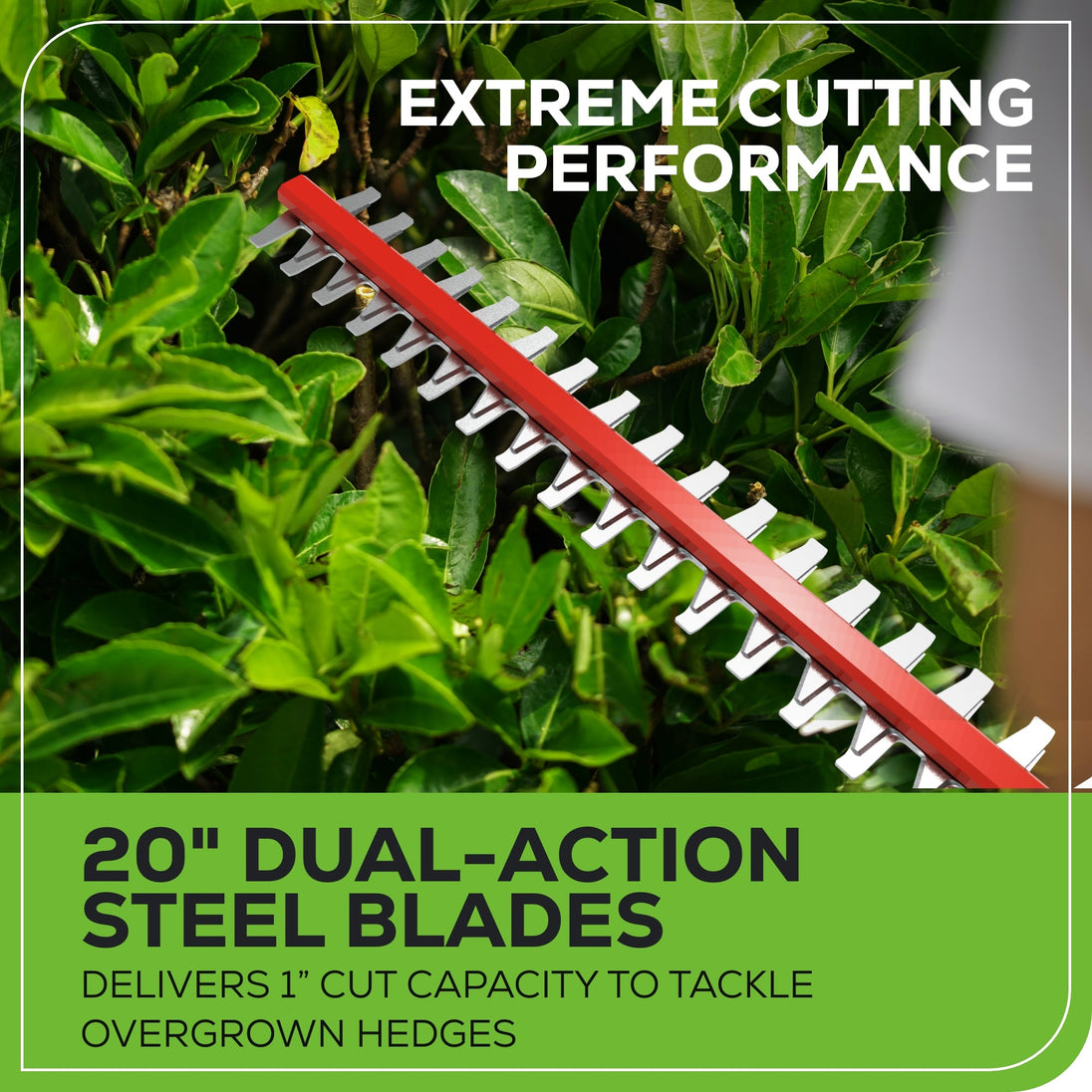 40V Cordless 8" Pole Saw with Hedge Trimmer Attachment Combo Kit (Tool Only) greenworkstools