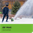 40V 12" Cordless Brushless Snow Shovel with Light (Tool Only) greenworkstools