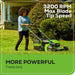 80V 21" Cordless Battery 4-in-1 Push Mower and 730CFM Leaf Blower Combo Kit, (1) 4.0 Ah Battery and (1) Rapid Charger greenworkstools